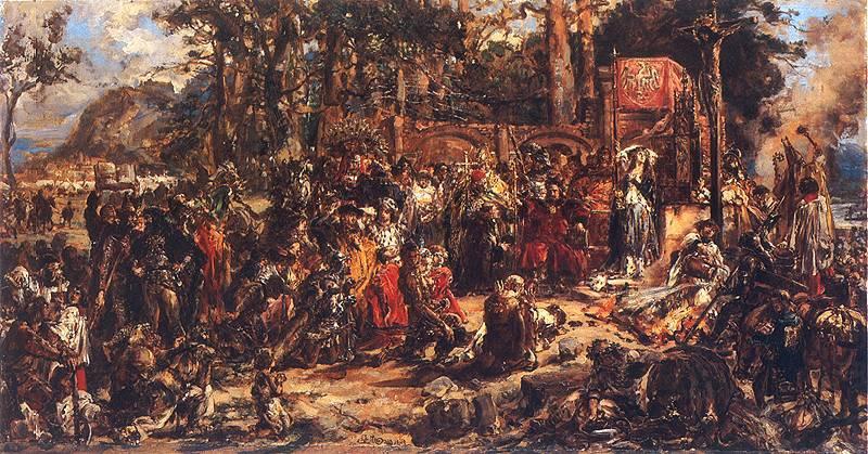 Jan Matejko Christianization of Lithuania. A.D. 1387. china oil painting image
